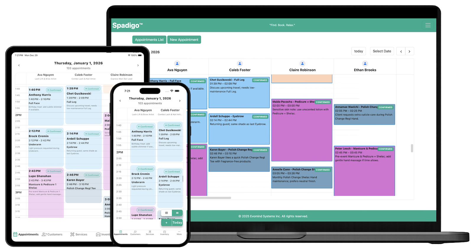 Mobile sync screenshot
